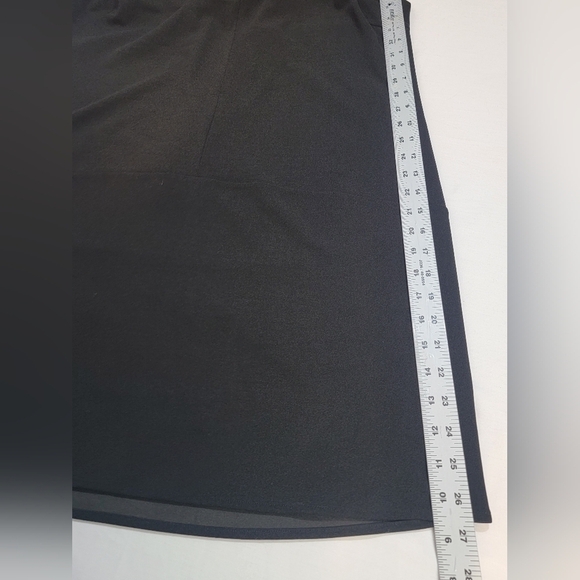 SAM EDELMAN Women's Size 14 Crepe V Neck Sleeveless Lined Open Back Shift/Dress - Picture 7 of 8